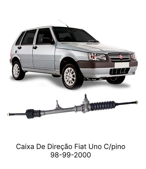 Caixa De Direção Fiat Uno C/pino 98-99-2000 Caixa De Direção Fiat Uno C/pino 98-99-2000